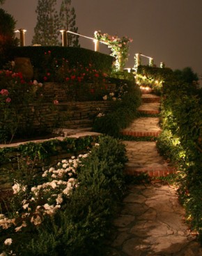 Landscape Lighting for Palos Verdes Garden